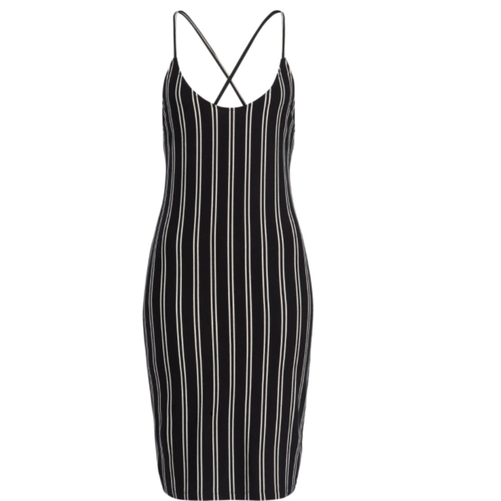 OBEY Lockette Strappy Striped Dress